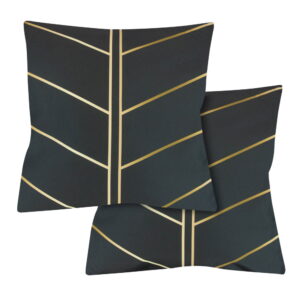 Outdoor Pair Of Scatter Cushions - Gold Palm (Outer Ctn Qty: 18)