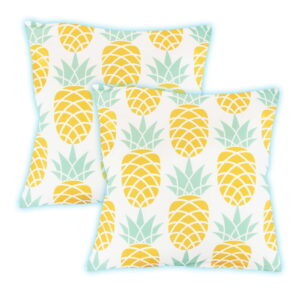Outdoor Pair Of Light Up Pineapple Scatter Cushions (Outer Ctn Qty: 18)