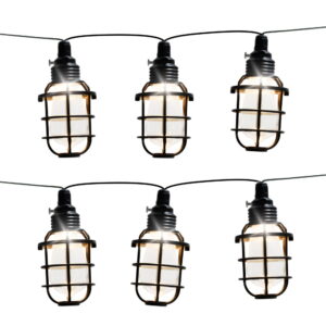 Timeless Caged Lantern String Lights