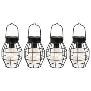 Timeless Caged Mini Lanterns (Pack of 4)