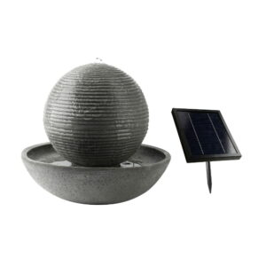 Solar Ball Water Feature With Battery Back-up (Outer Carton: 1)