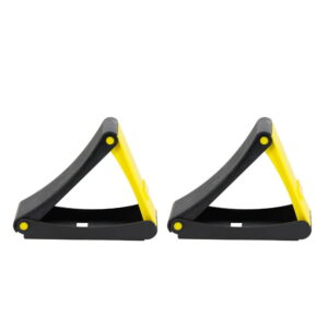 Pair of Folding Wheel Chocks with Spikes (Outer Ctn Qty: 24)