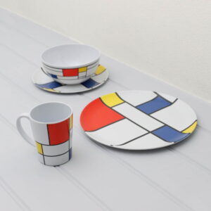 16 Pce Melamine Set - De Stijl