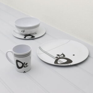 16 Pce Melamine Set - Abstract