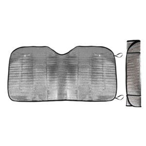 Folding Aluminium Sunshade - 140cm x 70cm