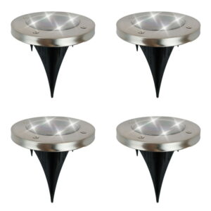 Pack of 4 Solar Deck Lights (Outer Ctn Qty: 18)