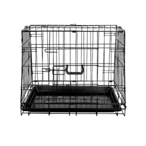 24" Folding Slanted Dog Crate  - Small