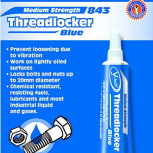 Threadlocker Blue - Anaerobic Adhesive - Medium Strength - 6.0ml (Outer Ctn Qty: 12)