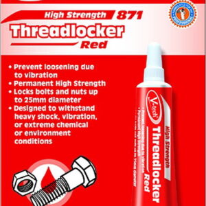 Threadlocker Red - Anaerobic Adhesive - High Strength - 6.0ml (Outer Ctn Qty: 12)